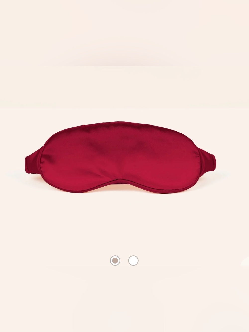 LOFTIE Sleep Mask in Bordeaux - Burgundy silk Eye Mask
